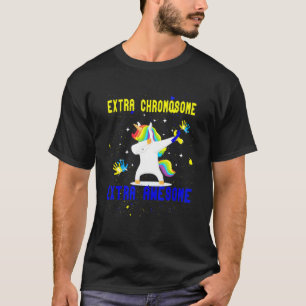 Unicorn Down Syndrome Awareness Extra Chromosome A T-Shirt