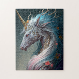 Unicorn Dragon Fantasy Art Jigsaw Puzzle
