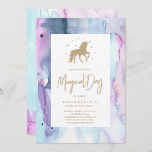 Unicorn Dream Birthday Invitation