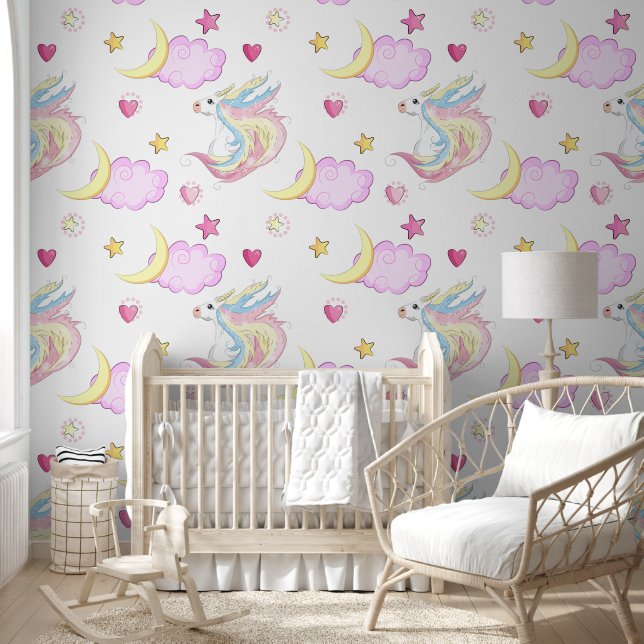 Unicorn Dream Sky Wallpaper (Kids)