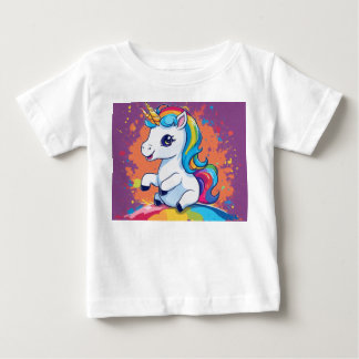 Unicorn Dreams and Magical Beams Baby T-Shirt