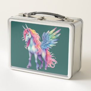 Unicorn Dreams: Back-to-School  Metal Lunch Box