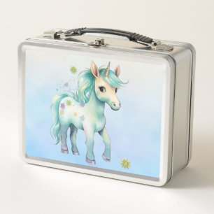 Unicorn Dreams: Back-to-School  Metal Lunch Box
