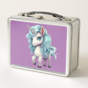 Unicorn Dreams: Back-to-School  Metal Lunch Box