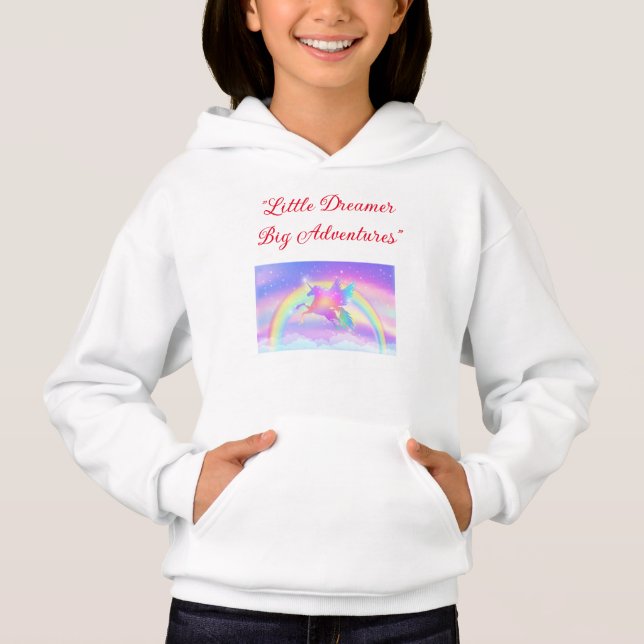 "Unicorn Dreams & Rainbow Gleams" (Front)