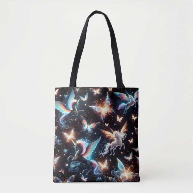 Unicorn Dreams Tote Bag (Front)