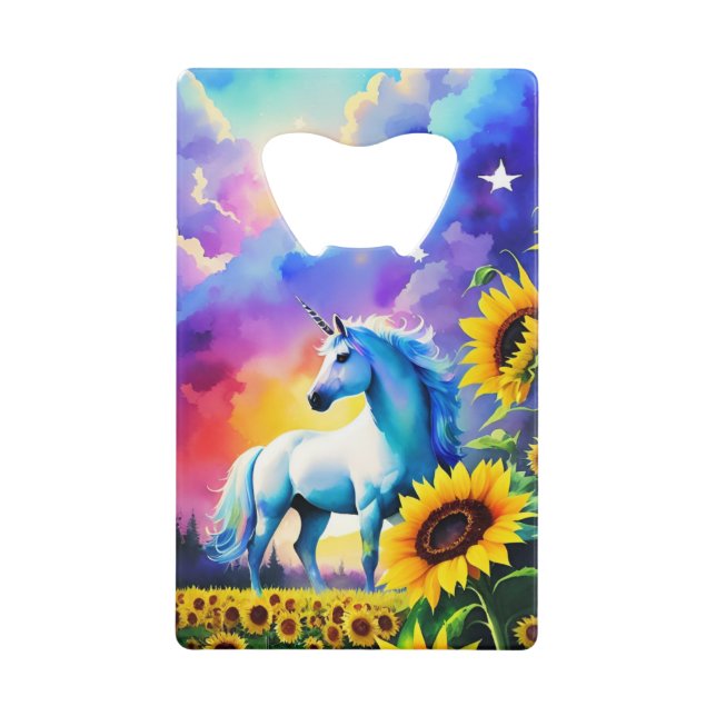 Unicorn Dreams Watercolor  Zippo Lighter (Front)