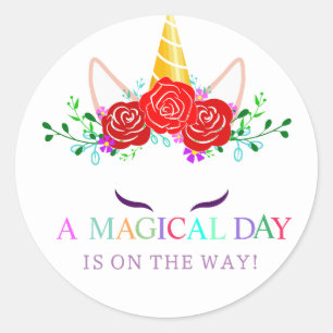 Unicorn Dust Classic Round Sticker