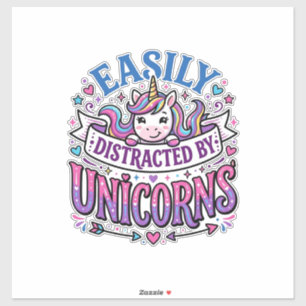 Unicorn Easily Distracted by Unicorns Commercial C