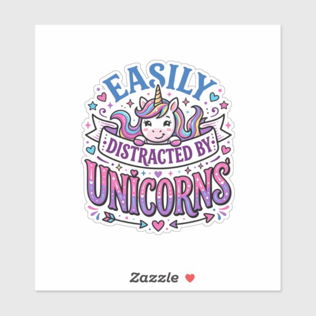 Unicorn Easily Distracted by Unicorns Commercial C (Sheet)