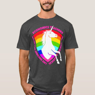 Unicorn Economics Teacher Finance Accountant T-Shirt