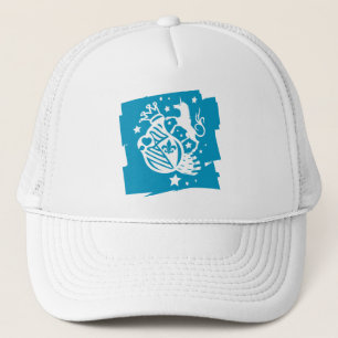 Unicorn_Emblem Trucker Hat