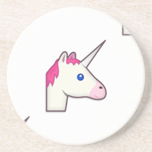 unicorn emoji coaster