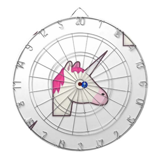 unicorn emoji dartboard (Front)