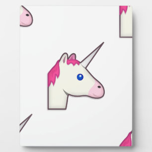 unicorn emoji plaque