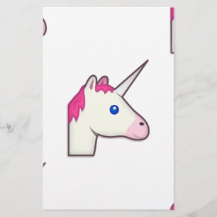 unicorn emoji stationery