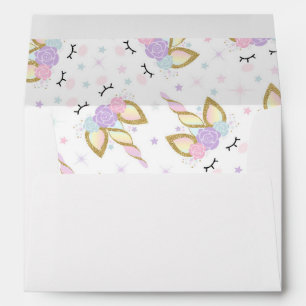 Unicorn Envelope Magical Unicorn Birthday Party