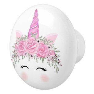 Unicorn face Ceramic Pull