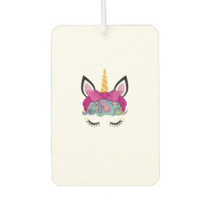 Unicorn Face Costume Magical Birthday Gift for Gir Car Air Freshener