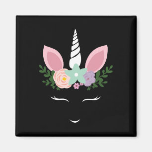 Unicorn Face Eyelashes Halloween Costume With Flow Magnet