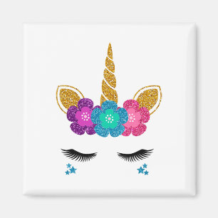 Unicorn Face Halloween Costume Idea And Birthday O Magnet