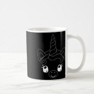 Unicorn Face Halloween Costume Kid Unicorn Cute Ey Coffee Mug