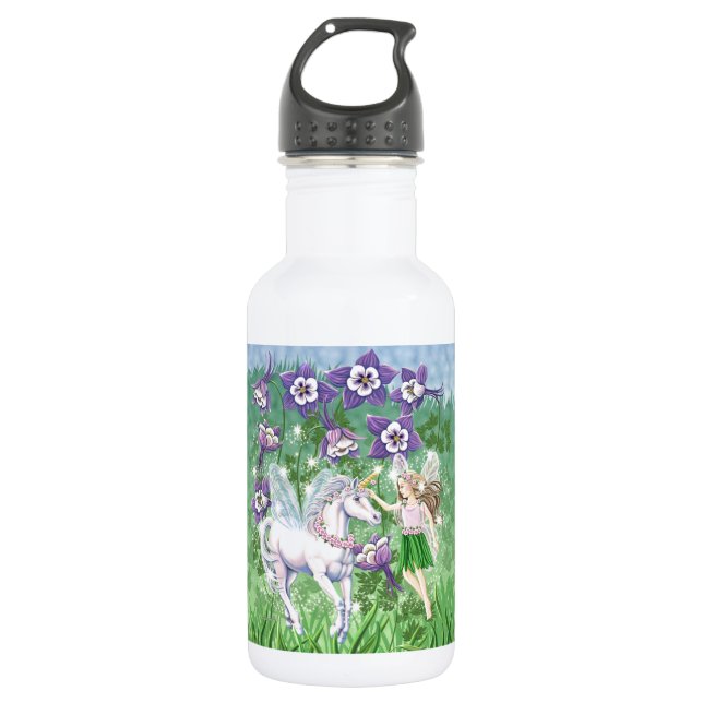 Unicorn Fairy 532 Ml Water Bottle (Front)