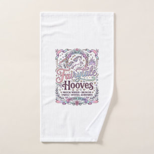 Unicorn Fairytale Hooves Original Merch Design_1 Hand Towel