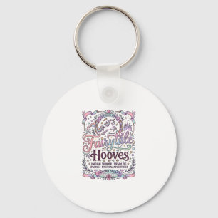 Unicorn Fairytale Hooves Original Merch Design_1 Key Ring