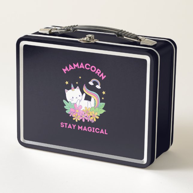 Unicorn Fan Club Magical       Metal Lunch Box (Front)