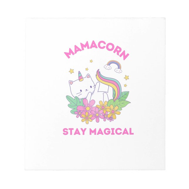 Unicorn Fan Club Magical        Notepad (Front)