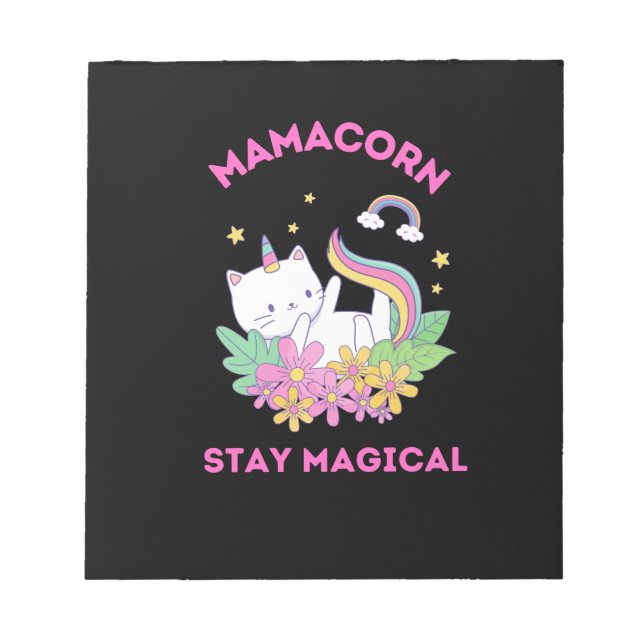 Unicorn Fan Club Magical    Notepad (Front)