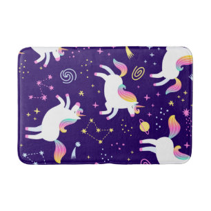 Unicorn Fan Club pattern Cute     Bath Mat