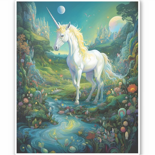 Unicorn Fantasy Art (Front)
