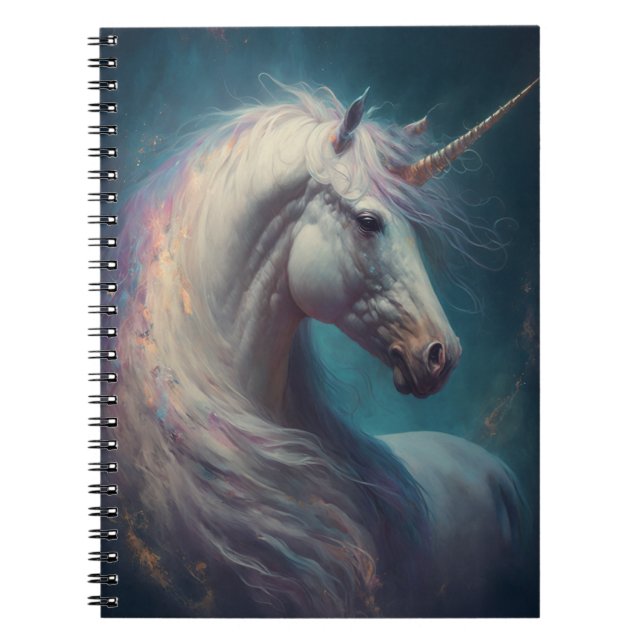 Unicorn Fantasy Art Notebook (Front)