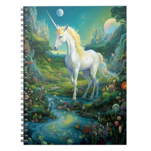 Unicorn Fantasy Art Notebook