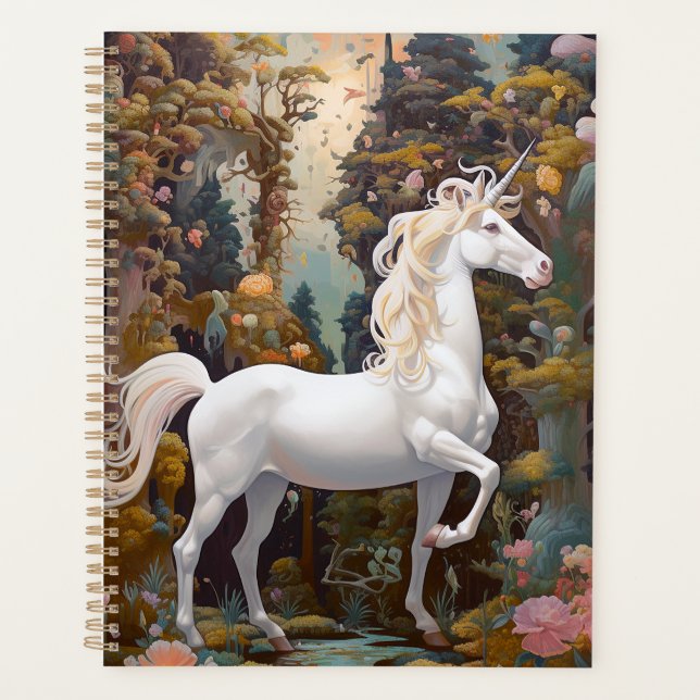 Unicorn Fantasy Art Planner (Front)