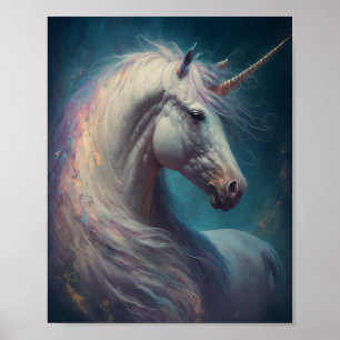Unicorn Fantasy Art Poster