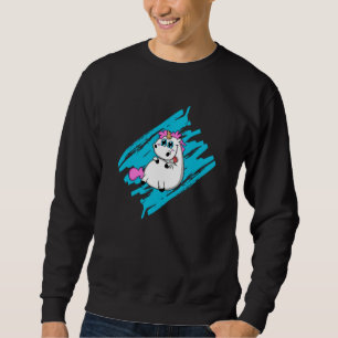 Unicorn Fantasy Cute Animals Funny Rainbow Gift Sweatshirt