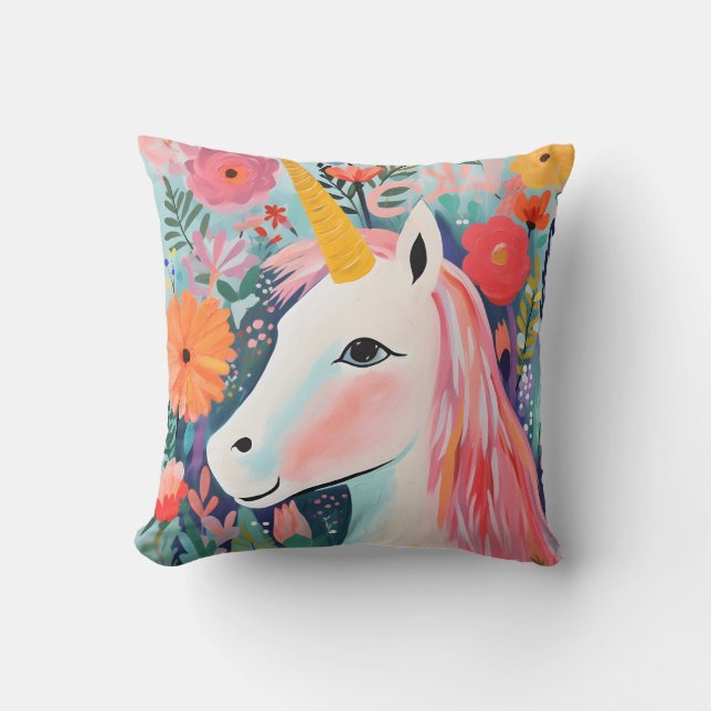 Unicorn Fantasy: Dream Big Cushion (Front)