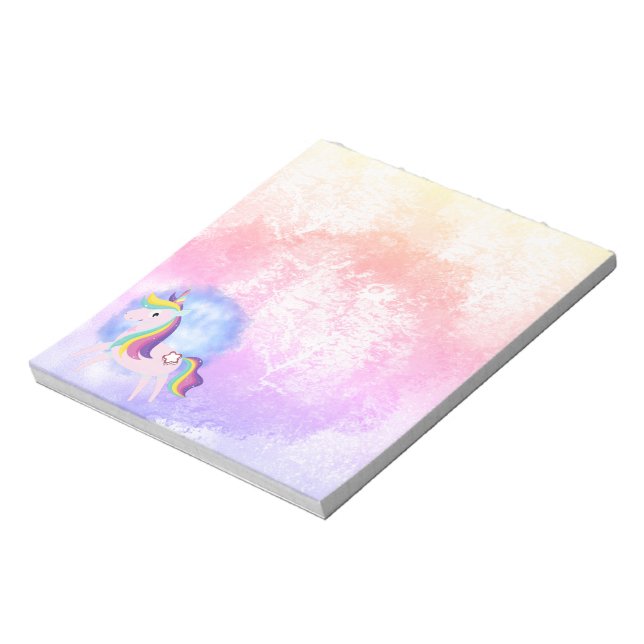 unicorn fantasy magical world notepad (Rotated)