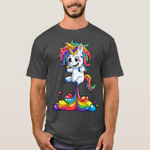 Unicorn Fart Squad Girls Kids Rainbow Party Gifts T-Shirt