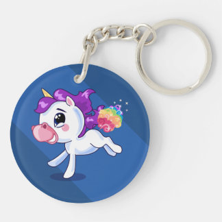 Unicorn Farts Key Ring