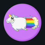 Unicorn Farts Magnet<br><div class="desc">It is a well-known fact that rainbows originate from the bums of magical unicorns.</div>