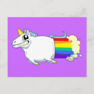 Unicorn Farts Postcard