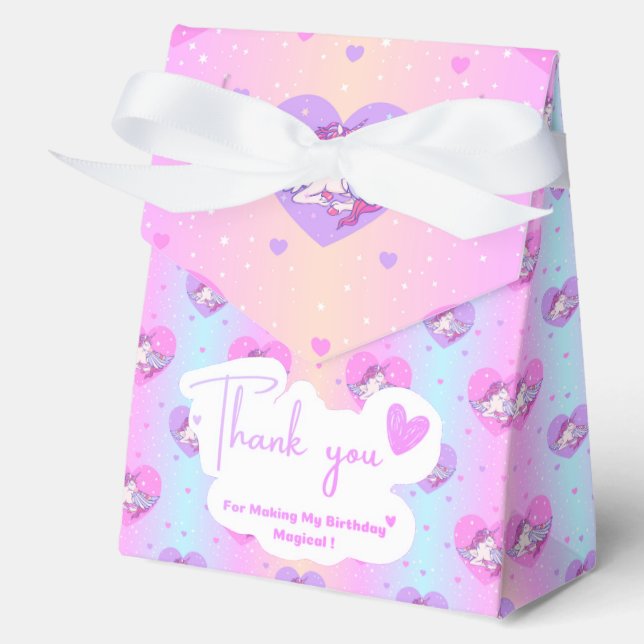Unicorn Favour Box (Front)
