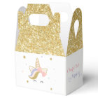 Unicorn favour boxes, Birthday party decorations