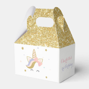 Unicorn favour boxes, Birthday party decorations Box