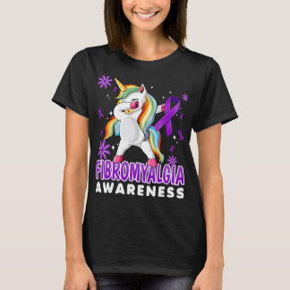 Unicorn Fibromyalgia - Fibro Warrior  T-Shirt