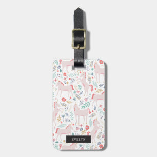 Unicorn Fields Luggage Tag